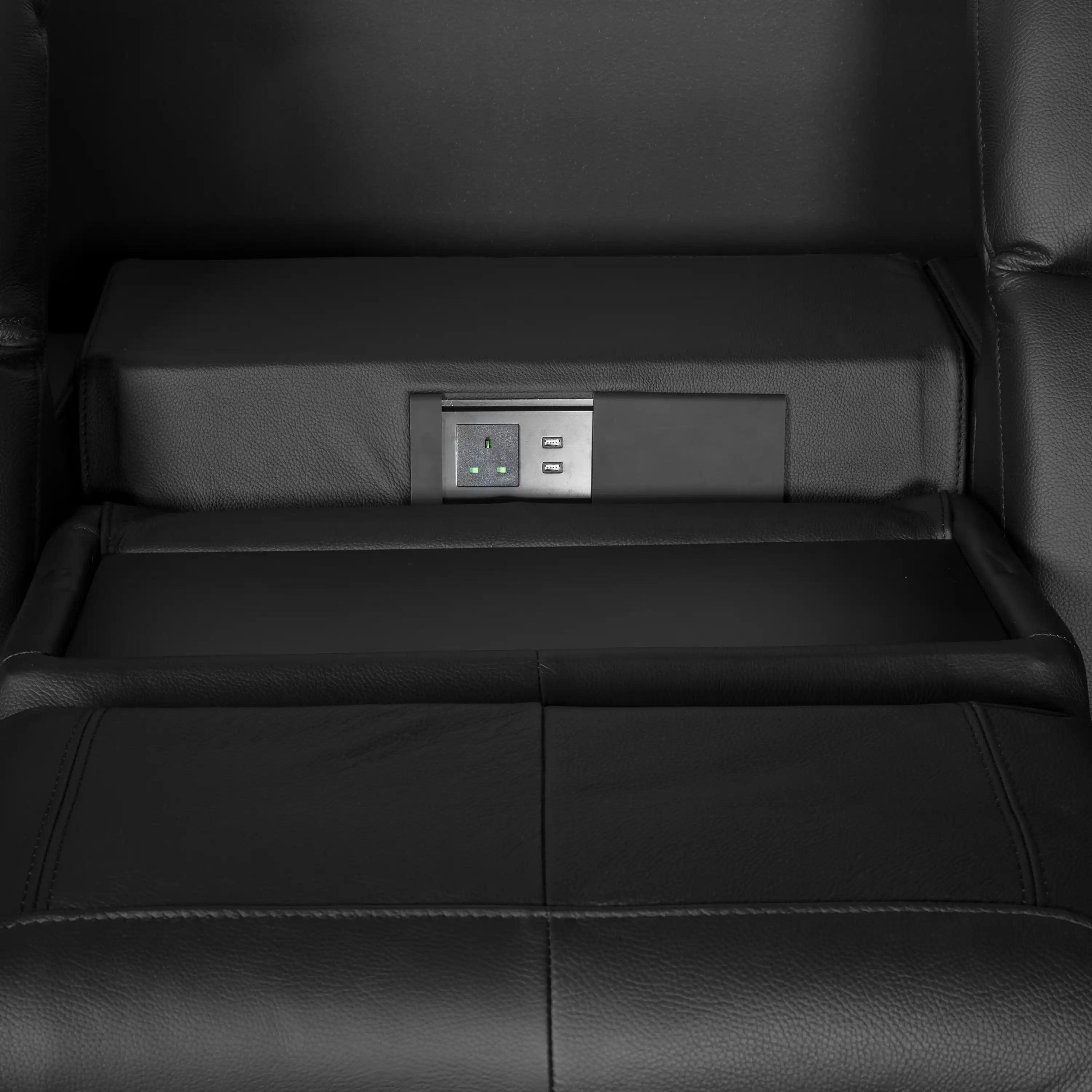 Emiliano Recliner Leather Sofa Left